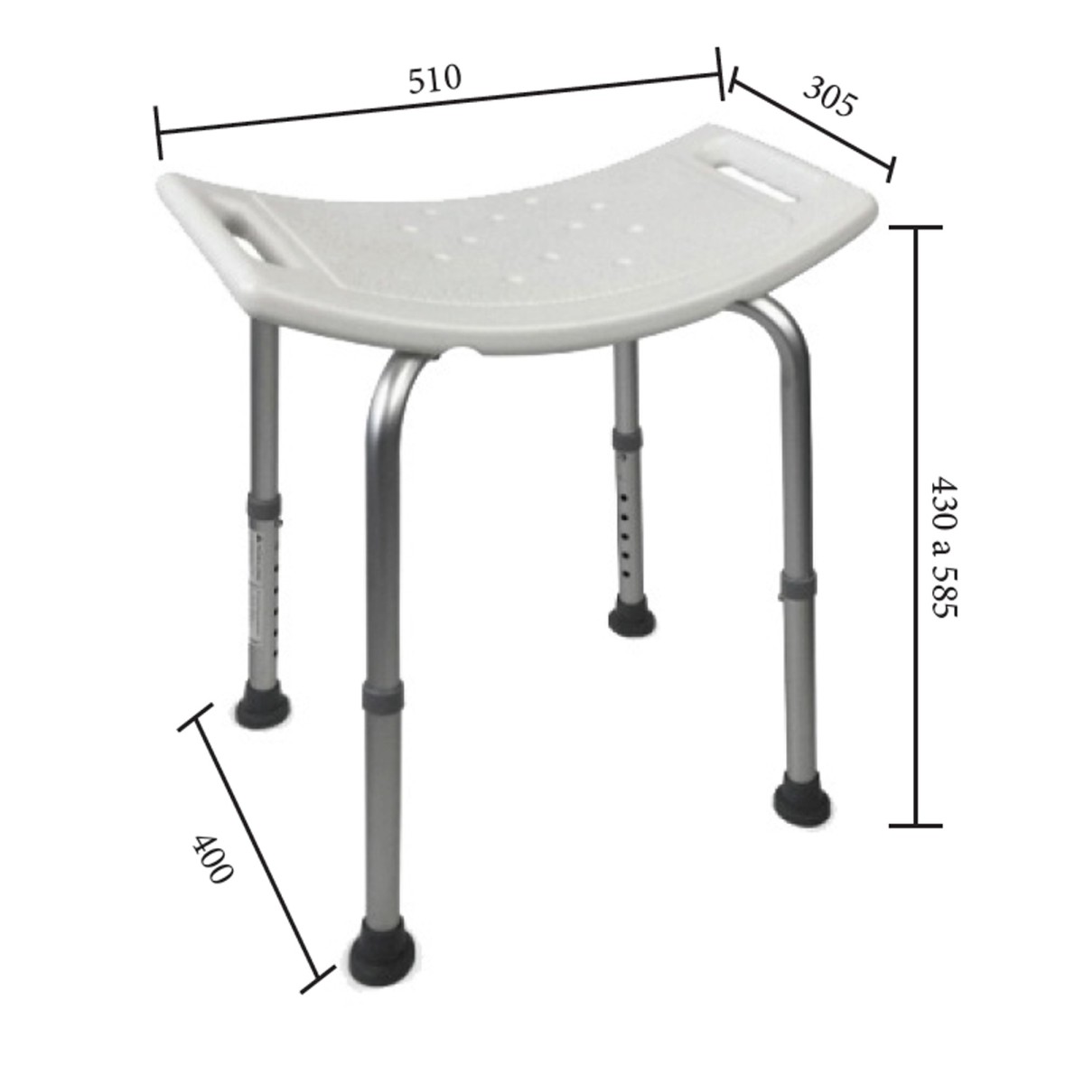 Sgabello doccia per disabili