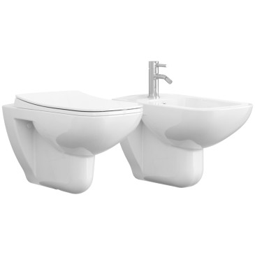 Sanitaires et bidet suspendus Mito