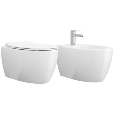 Sanitaires et bidet muraux sans rebord Lenov