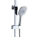 Colonne de douche sans mitigeur avec pommeau de douche et douchette comata  25X25