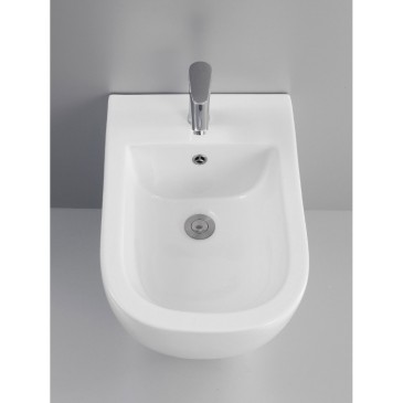 Toilettes et bidet sans rebord de toilettes sanitaires muraux ont ralenti le couvercle de la tasse | Kolly