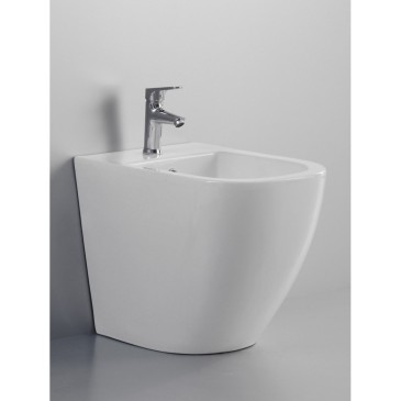 Toilettes et bidet sans rebord de toilettes sanitaires muraux ont ralenti le couvercle de la tasse | Kolly