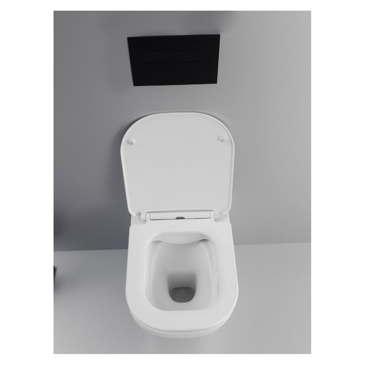 Toilettes et bidet sans rebord de toilettes sanitaires muraux ont ralenti le couvercle de la tasse | Kolly