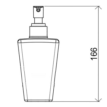 Flüssigseifenschale aus ZÜRICH-Glas