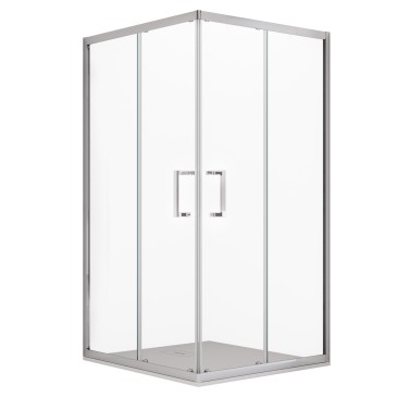 Cabine de douche rectangulaire ou carrée en verre 6 mm h195 | Exito