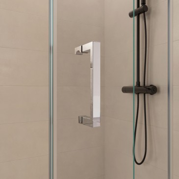 Cabine de douche rectangulaire ou carrée en verre 6 mm h195 | Exito