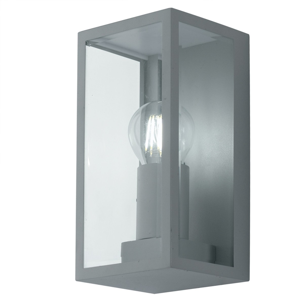 Außenwandleuchte 42w E27 Silber Lampe