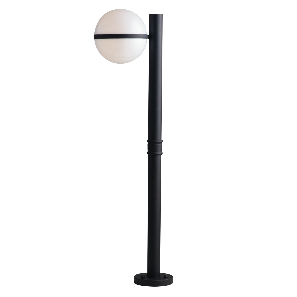 Paletto luce da esterno 60W E27 nero Orb