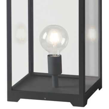 Lanterne au sol pour extérieur 60W E27 anthracite Gastly