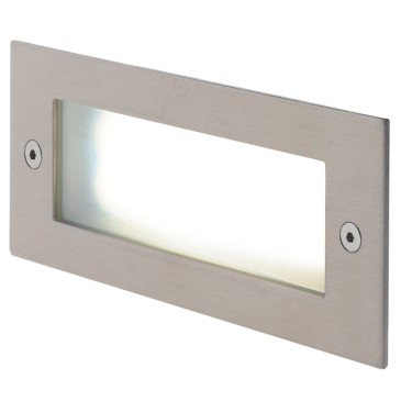 6W LED-Einbauleuchte Nickel Flank