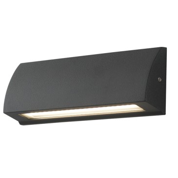 Marla anthrazitfarbene LED 6W Steplight-Wandleuchte