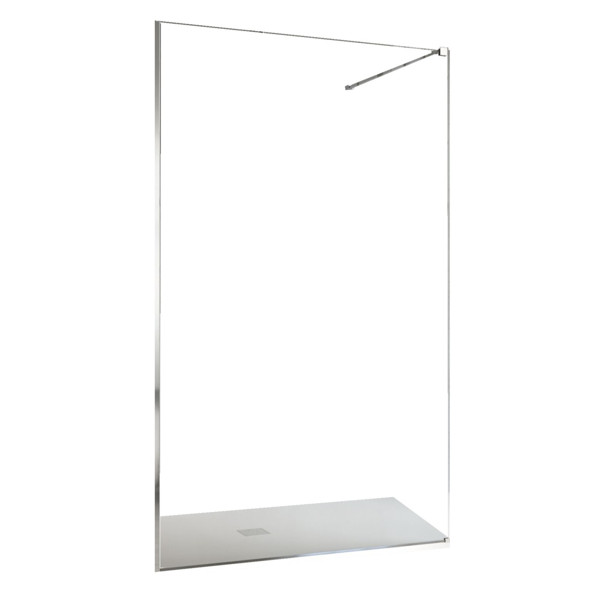 Paroi Cristal Walk-In 8 mm Anti Drop 2.0 198h