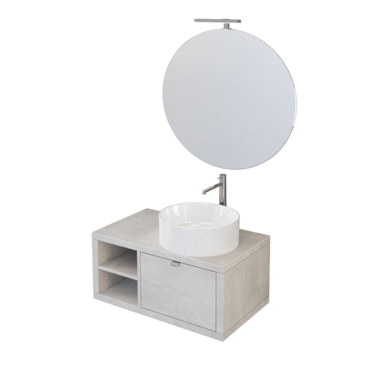 Pancarte salle de bain/bathroom anglais/francais metal gris/blanc