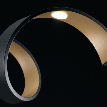 Plafoniera da soffitto 20W a led nero SPIRAL. Acquista articoli per l'illuminazione a prezzi vantaggiosi