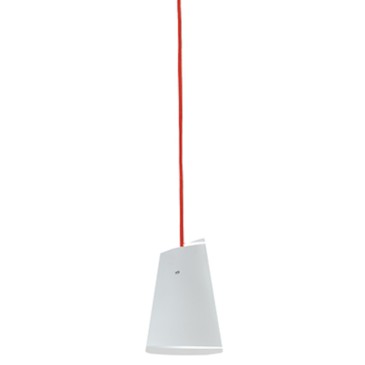 Lampada a sospensione 60W E27 bianca LOCKE. Punto luce dal design moderno ed essenziale.