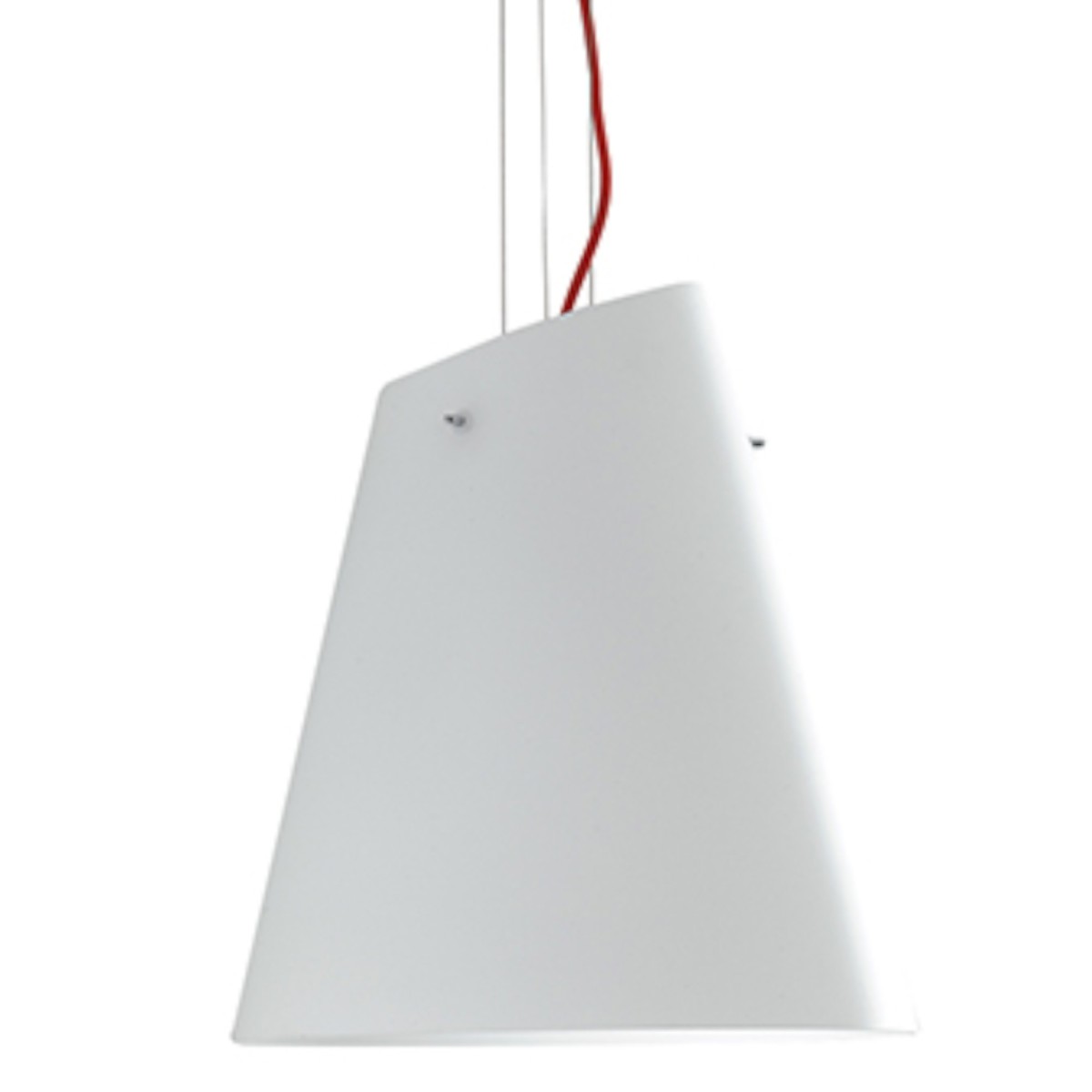 Lampada a sospensione 60W tripla emissione 3xE27 bianca LOCKE. Punto luce dal design moderno ed essenziale.