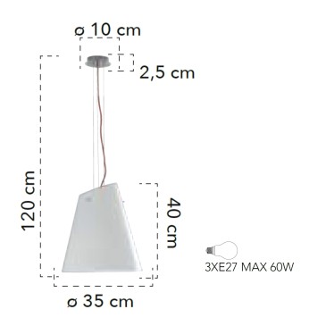 60W dreifach emittierende...