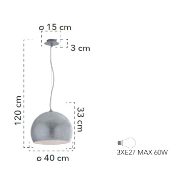 Lustre suspendu moderne en...