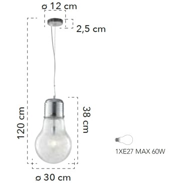 Innenpendelleuchte 60W E27...