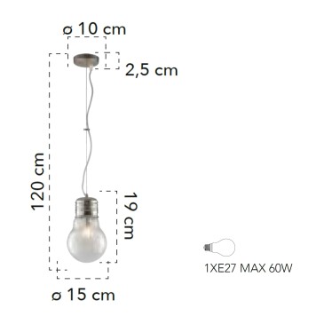 Innenpendelleuchte 60W E27...