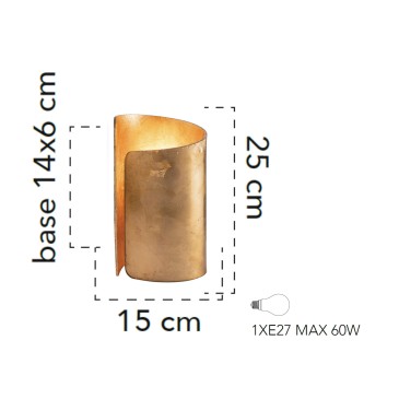 Innenwandleuchte 60W E27...