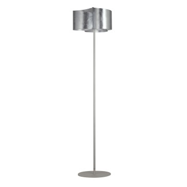 I IMAGINE PT SIL 8031440358224 Fan Europe Lighting Lampadaire argenté avec diffuseurs en tôle pliée IMAGINE