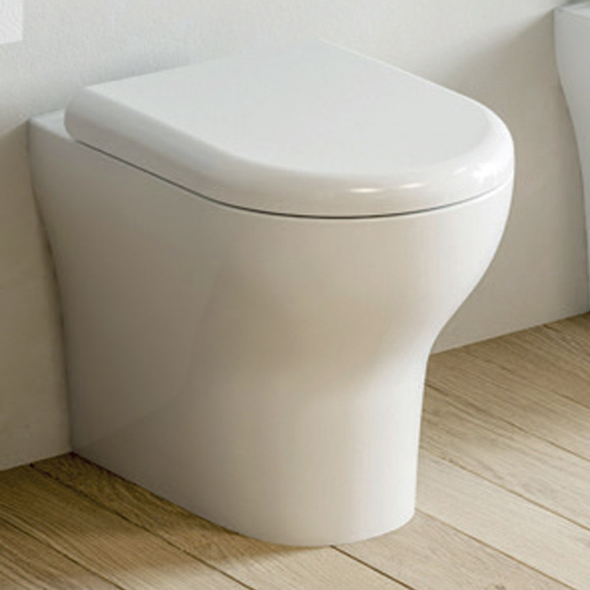 Paire de sanitaires à encastrer avec WC et bidet à fermeture amortie ZEN