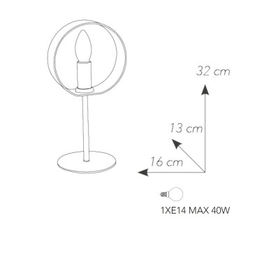 Lampe de table moderne en...