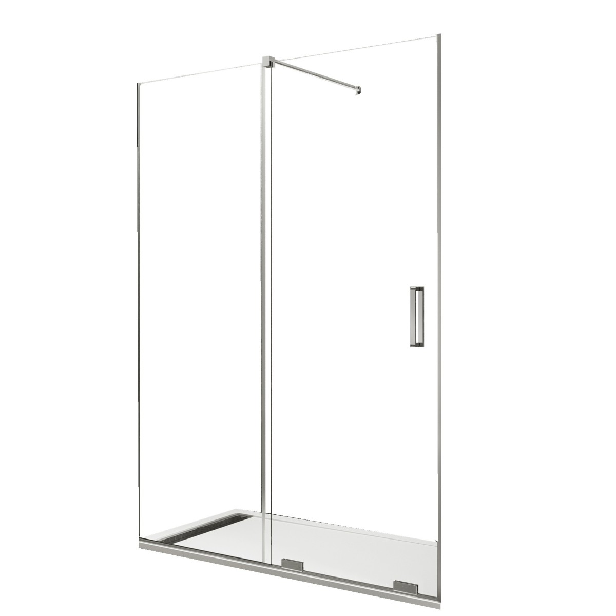 Porte de douche coulissante 8 mm coulissante pour niche