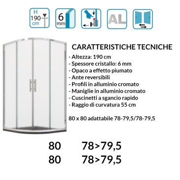 Locus Mozia Semicircolare Piumato