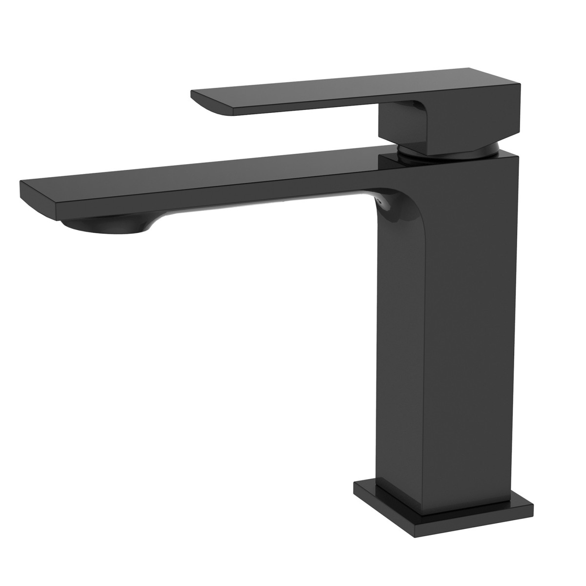 TBOLD Robinet de Lavabo Design Minimaliste Économie d'Eau Noir