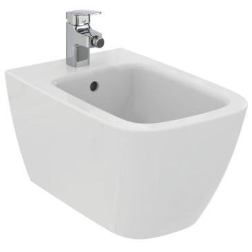 Bidet sospeso in ceramica bianca Life B sospeso T46150