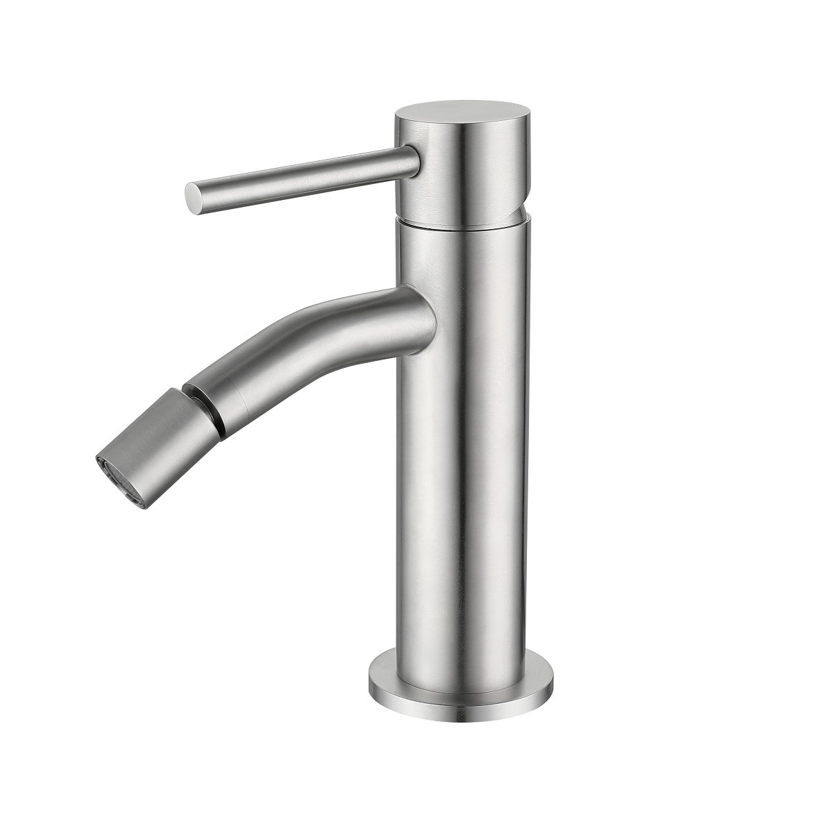 2 Rubinetti in acciaio inox satinato Lavabo e Bidet