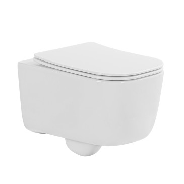 Sanitari sospesi wc e bidet con sedile soft close BUBBLE