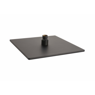 Soffione doccia nero 30x30...