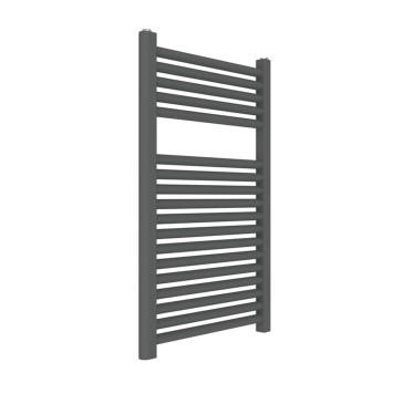 Scaldasalviette Termoarredo Nero 80x50 bianco interasse 45 cm IDRAULICO