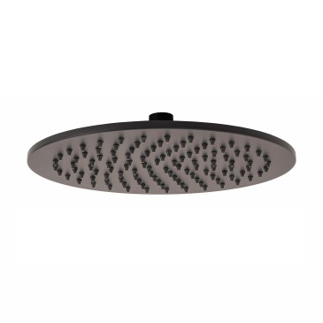 Pommeau de douche ø30 Noir Mat : Design Moderne SEVEN BLACK