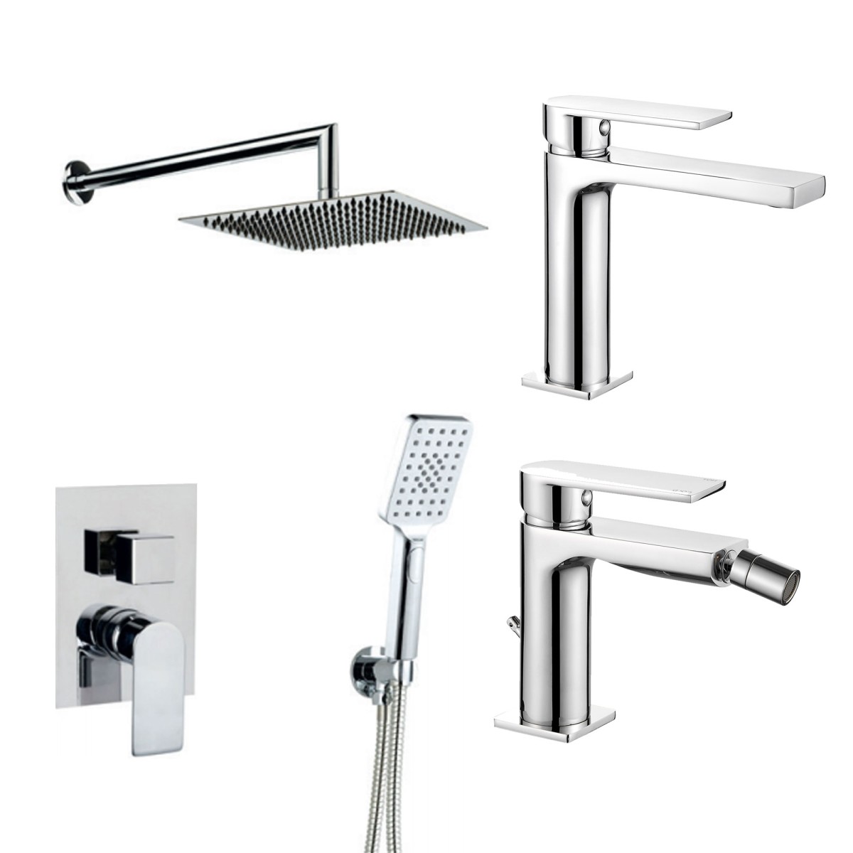 Rubinetti bagno: Full Set Lavabo Doccia e BIdet