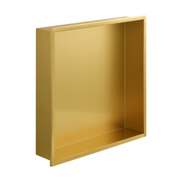 Nicchia da parete 30x30 oro profondità 8cm GLAMOUR