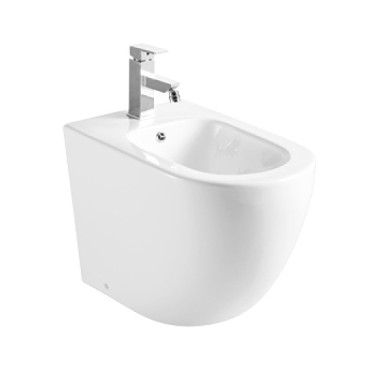 Coppia sanitari wc e bidet senza brida MOON