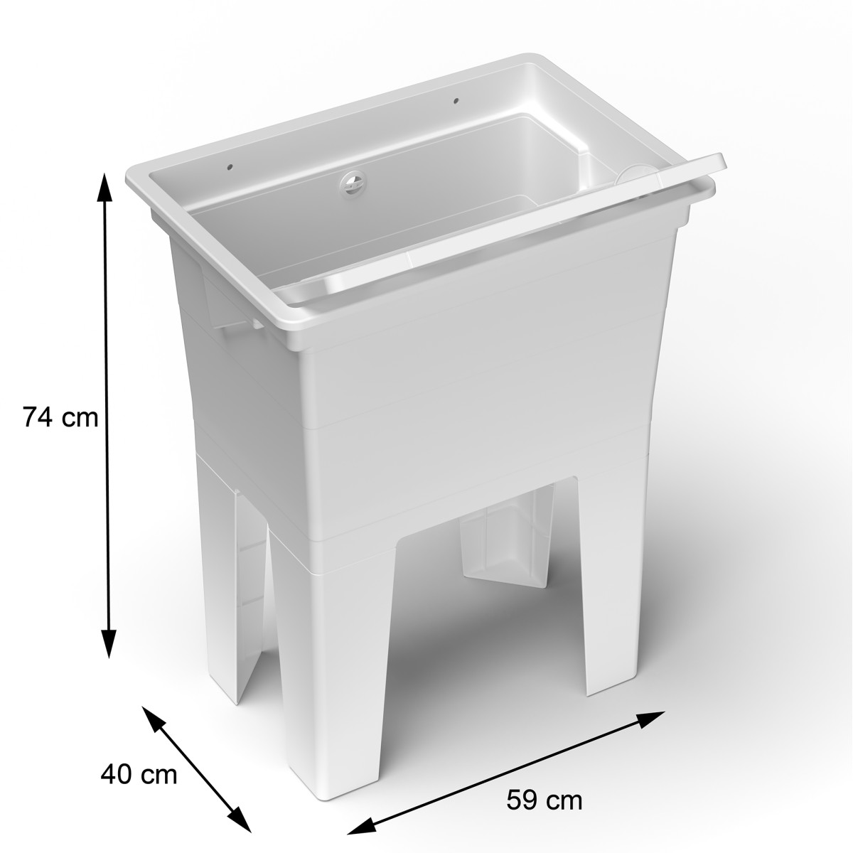 Mobile Lavatoio Monoblocco cm 59x41