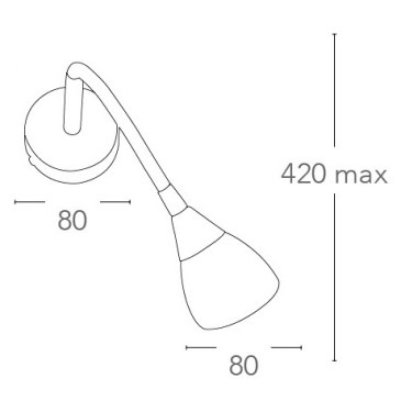 SPOT-F1 Applique Cromo Alogena