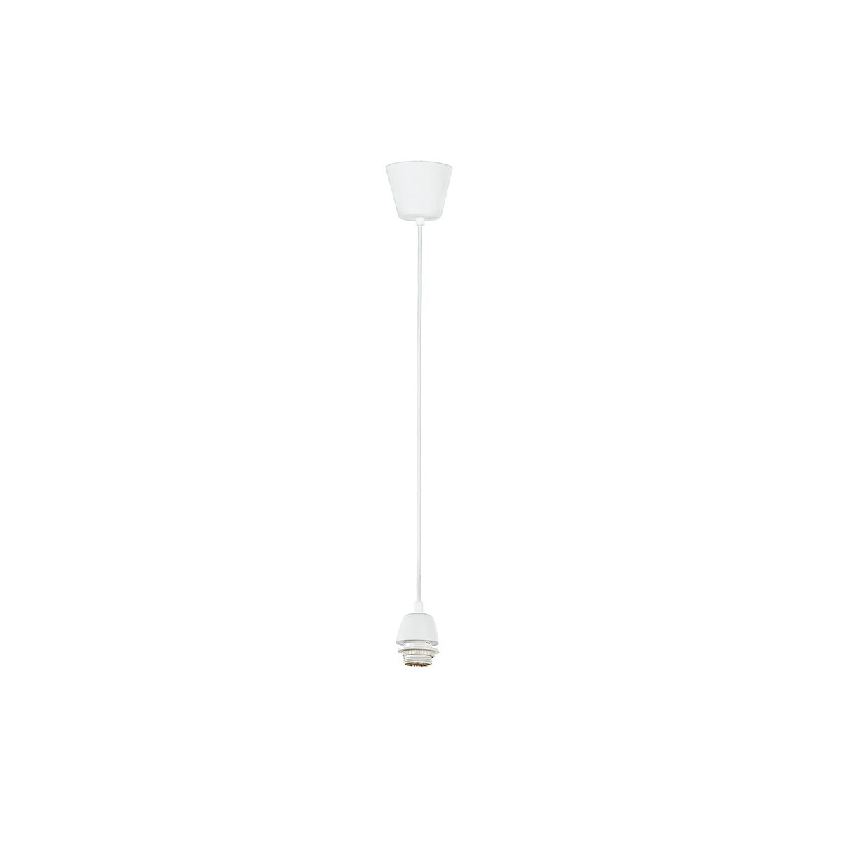 MT3202020 - Filo Pendente bianco per lampadario con attacco E27