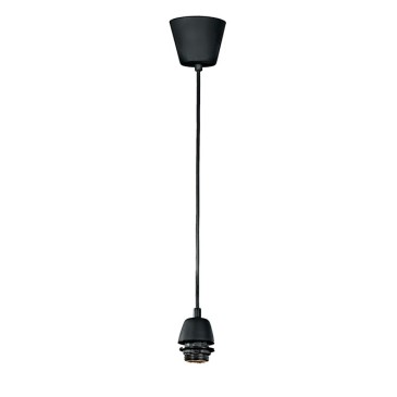 MT3202023 - Fil de suspension noir pour lustre avec raccord E27