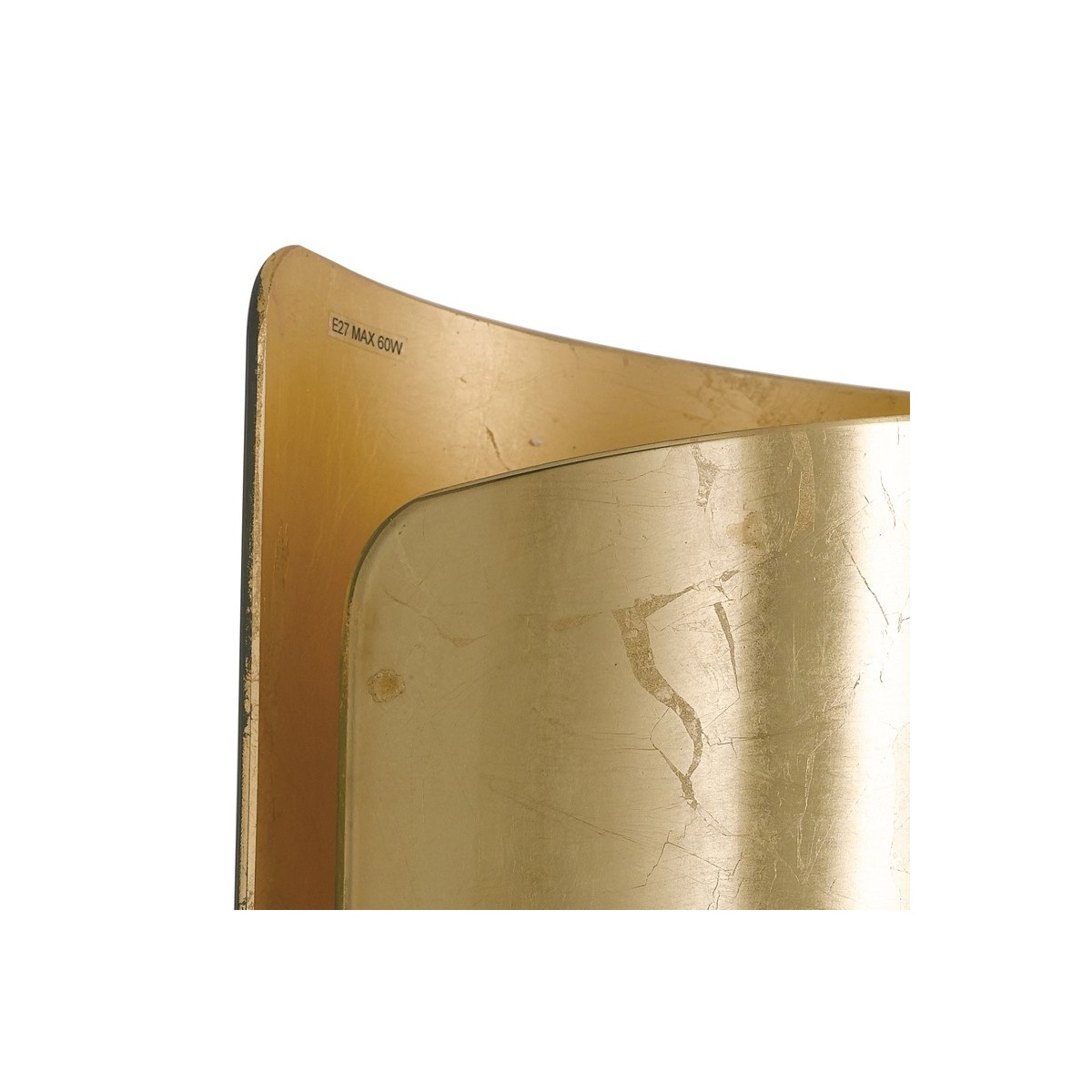 Applique da parete per interno 60W E27 oro CREATE