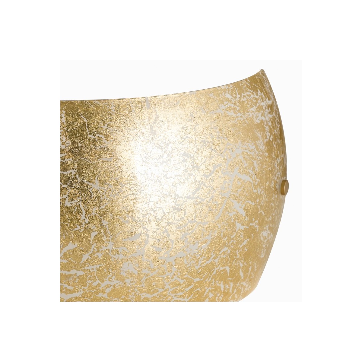 Applique da parete per interno 40W 2xE14 oro GLAM. Punto luce moderno ed elegante con preziosa decorazione.