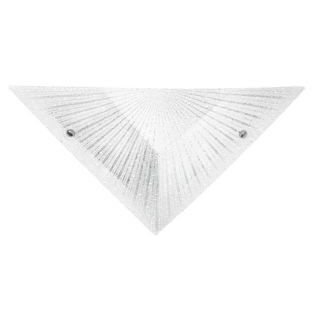 I-ISIDE / AP - Applique Triangulaire Moderne avec Décoration Rayons de Verre Diamant Intérieur Moderne E27