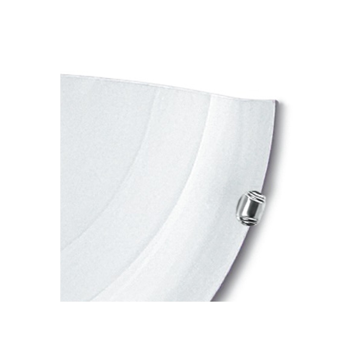 Applique con Diffusore in Vetro Bianco Sfumato Linea Duna Fan Europe