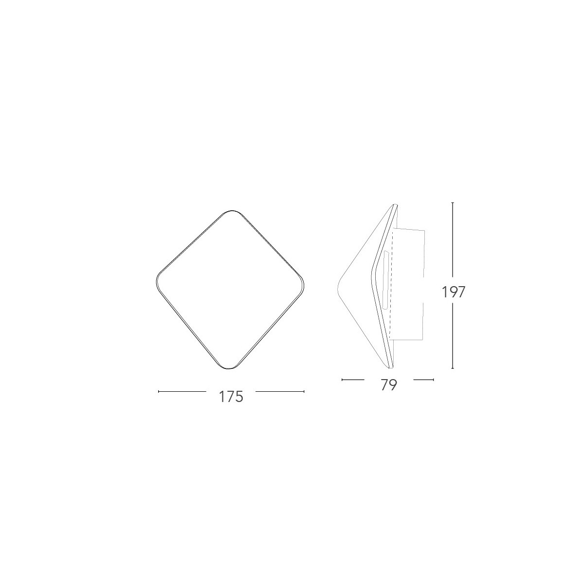 Applique Bianco Led A 4000kelvin 3 watt