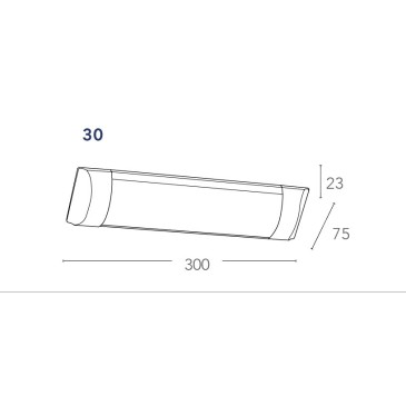 Weiße LED-Unterschrankleuchte 4000 Kelvin 9 Watt